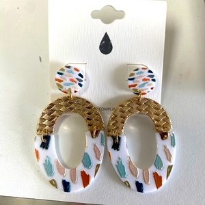 New never worn earrings.